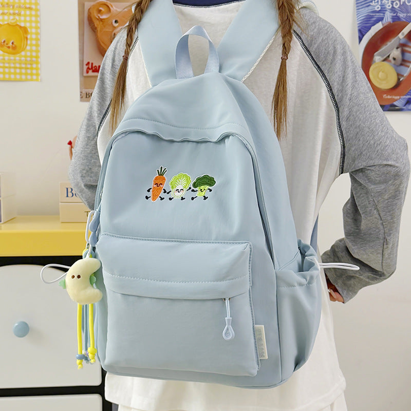 Casual Animated Vegetable-Themed Backpack LoungeYard — product view 2