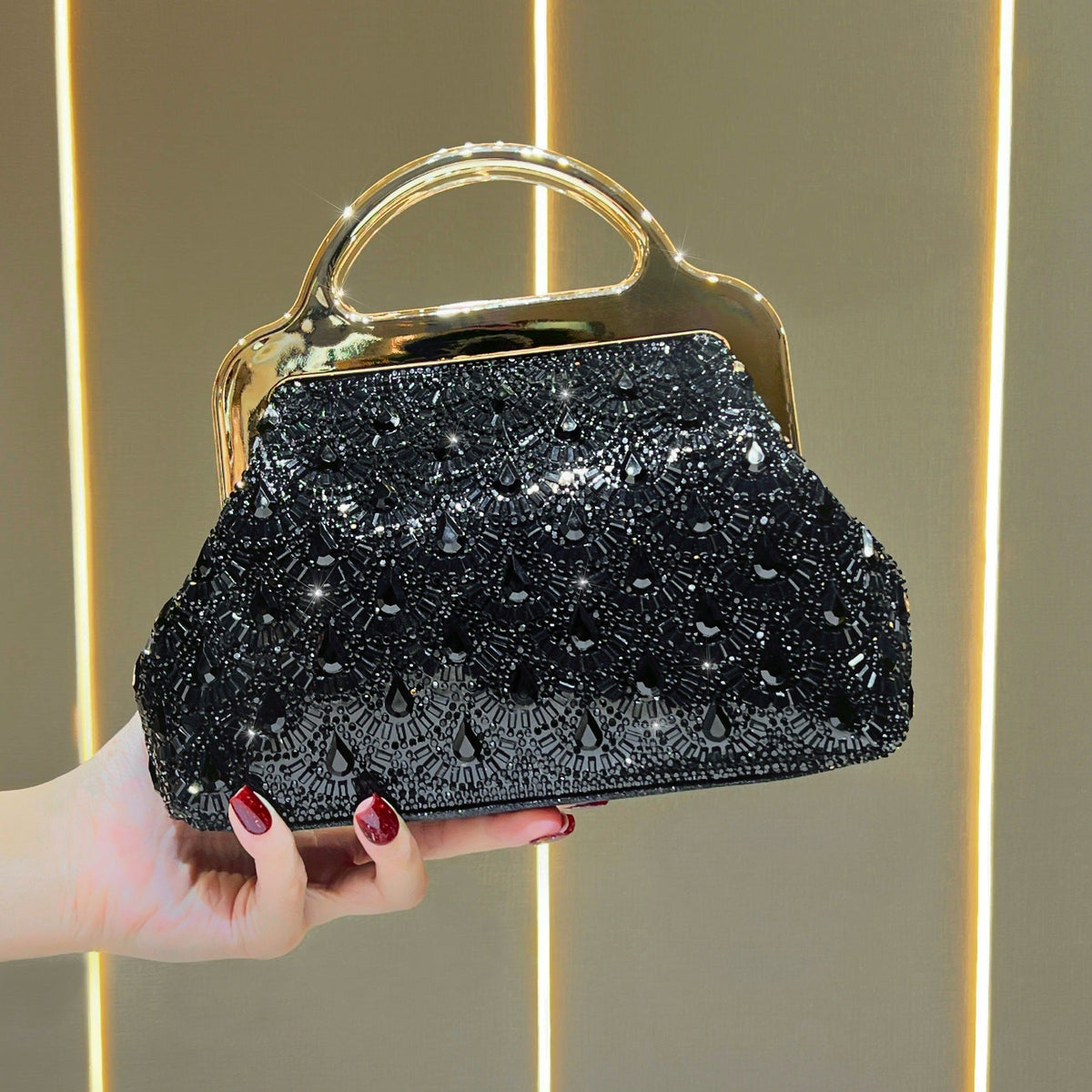 Stylish Embellished Evening Handbag — product view 1