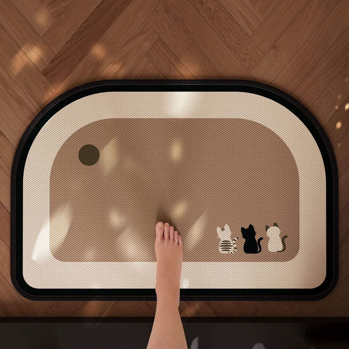 Comfortable Anti-Slip Pet-Themed Bath Mat — product view 1
