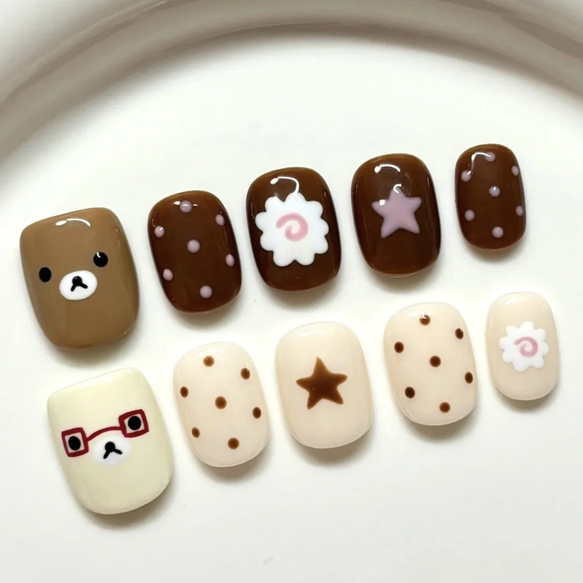 Creative Cartoon-Theme Press-On Nail Set — product view 3