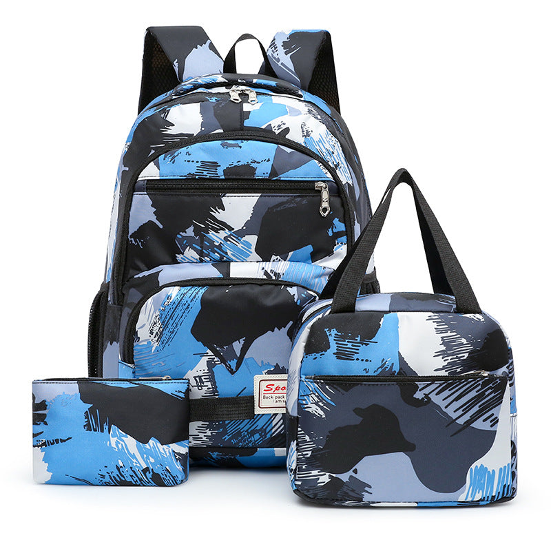 Trendier backpack with insulated lunch box and pencil case LoungeYard — product view 1