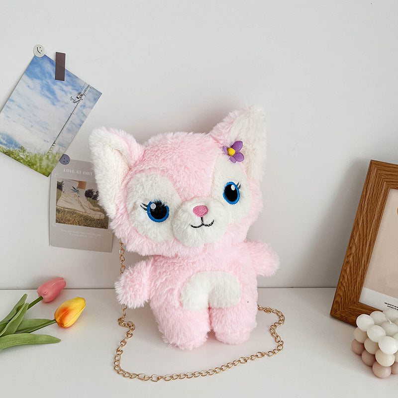 Cute Plush Animal Crossbody Bag — product view 5