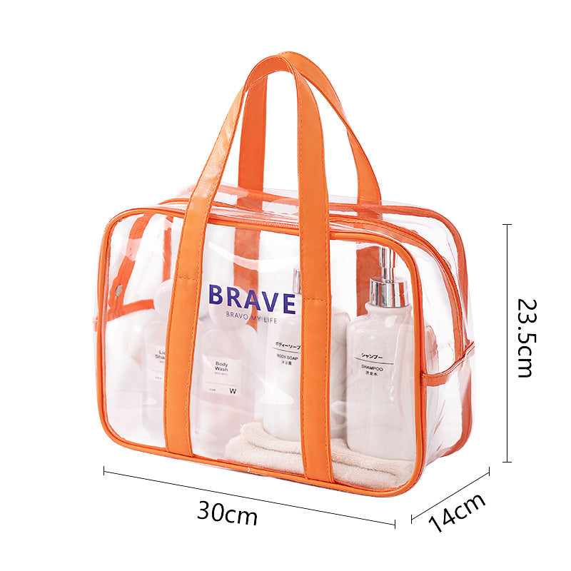 Clear Travel Toiletry Bag LoungeYard — product view 6