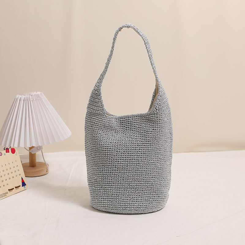 Handmade Macrame Tote Bag LoungeYard — product view 7