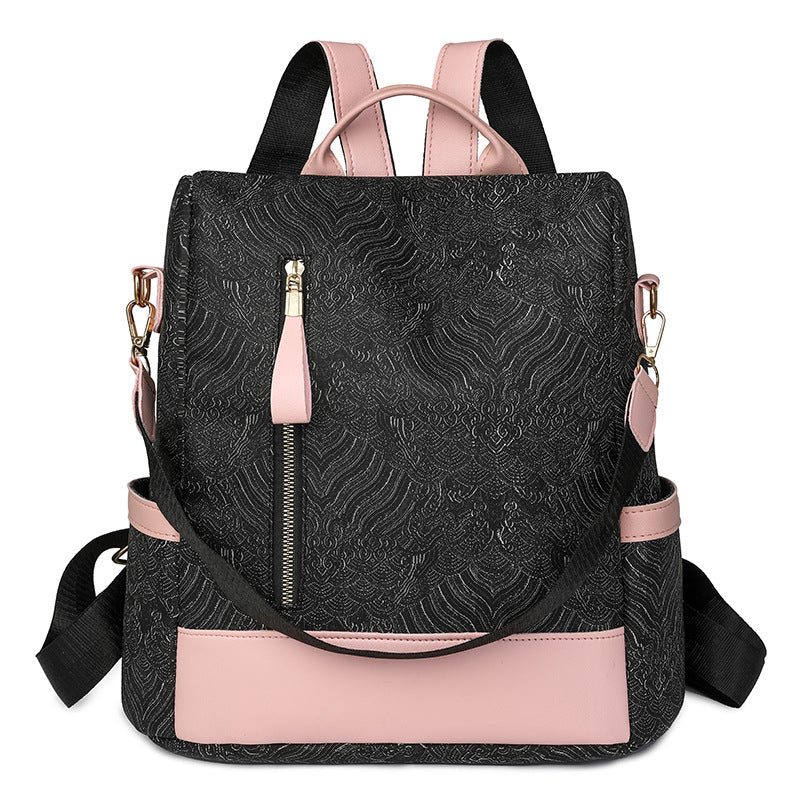 Elegant Textured Backpack — product view 1