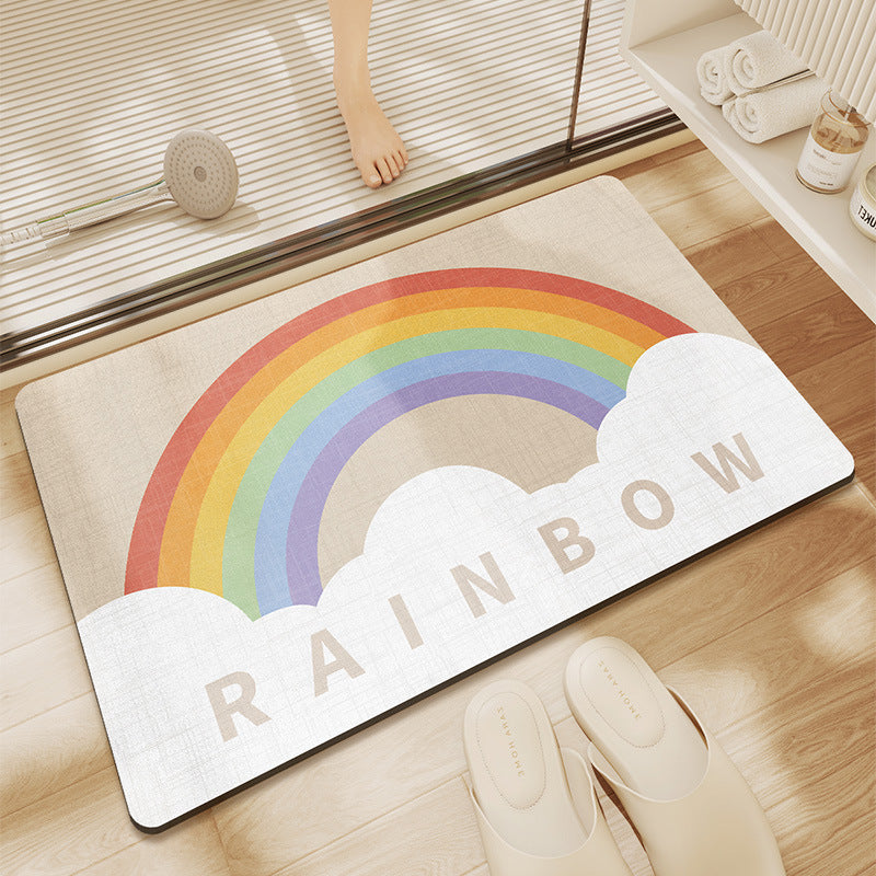 Playful Hot Air Balloon Bathroom Mat — product view 5