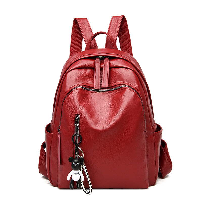 Elegant Leather Backpack LoungeYard — product view 5