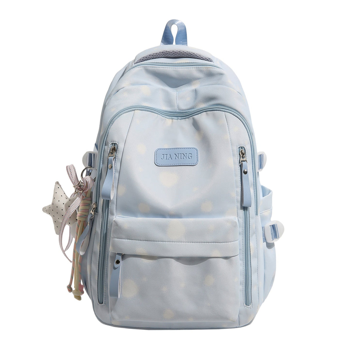 Playful Dot-Printed School Backpack LoungeYard — product view 5