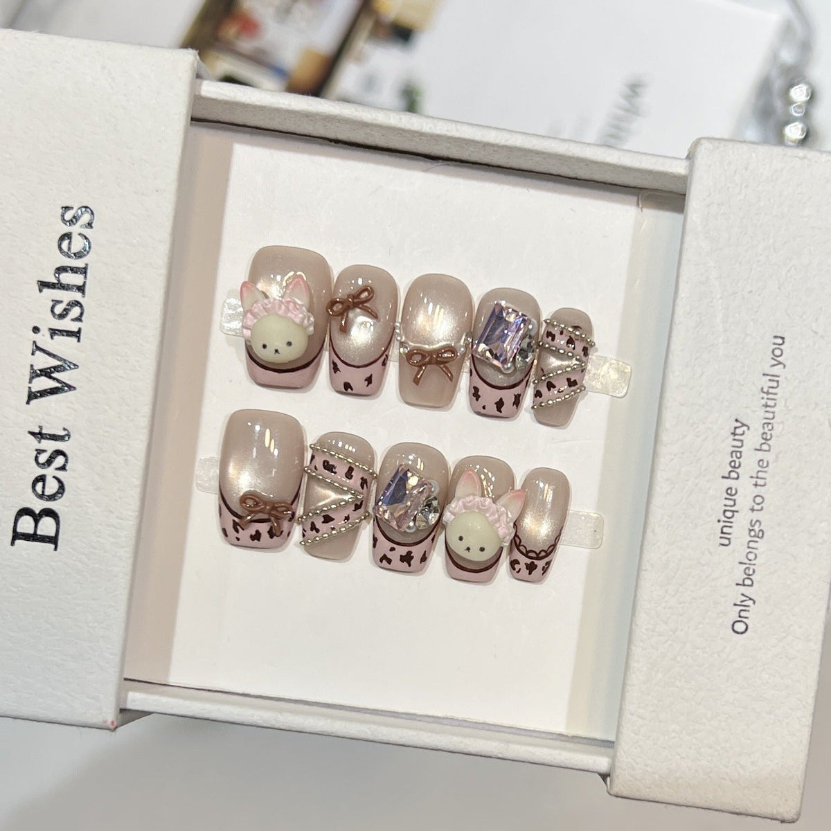 Whimsical Decorative Press-On Nail Set — product view 2