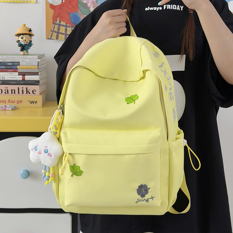 Casual Multi-Pocket Backpack with Fun Accents LoungeYard — product view 3