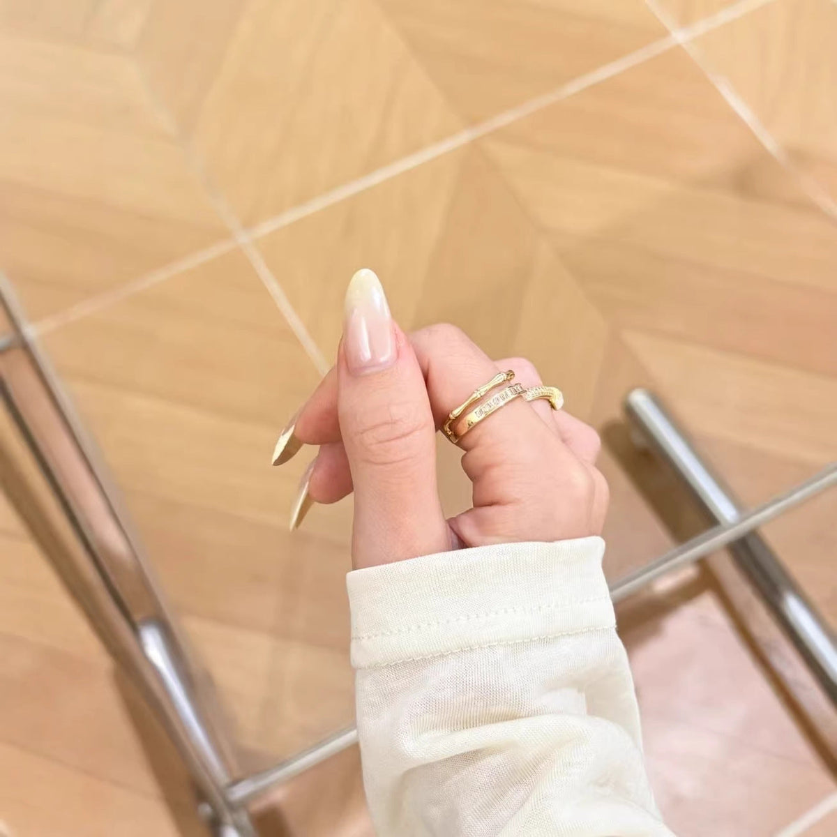 Floral Design Nail Art Extensions — product view 4