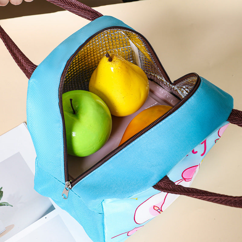 Cute Cat-Themed Insulated Lunch Bag LoungeYard — product view 4