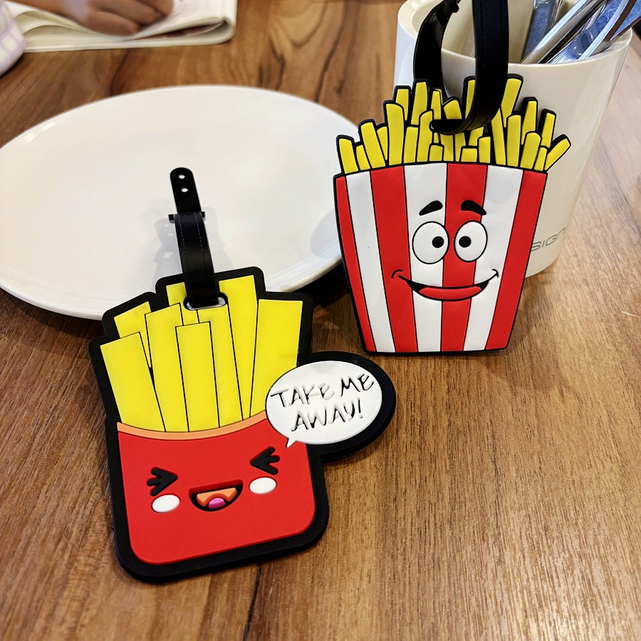 Fun Fast Food Luggage Tag LoungeYard — product view 3