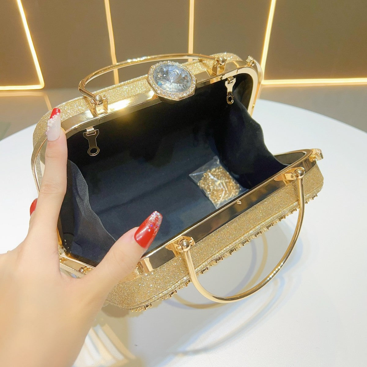 Luxurious Embellished Evening Handbag — product view 3