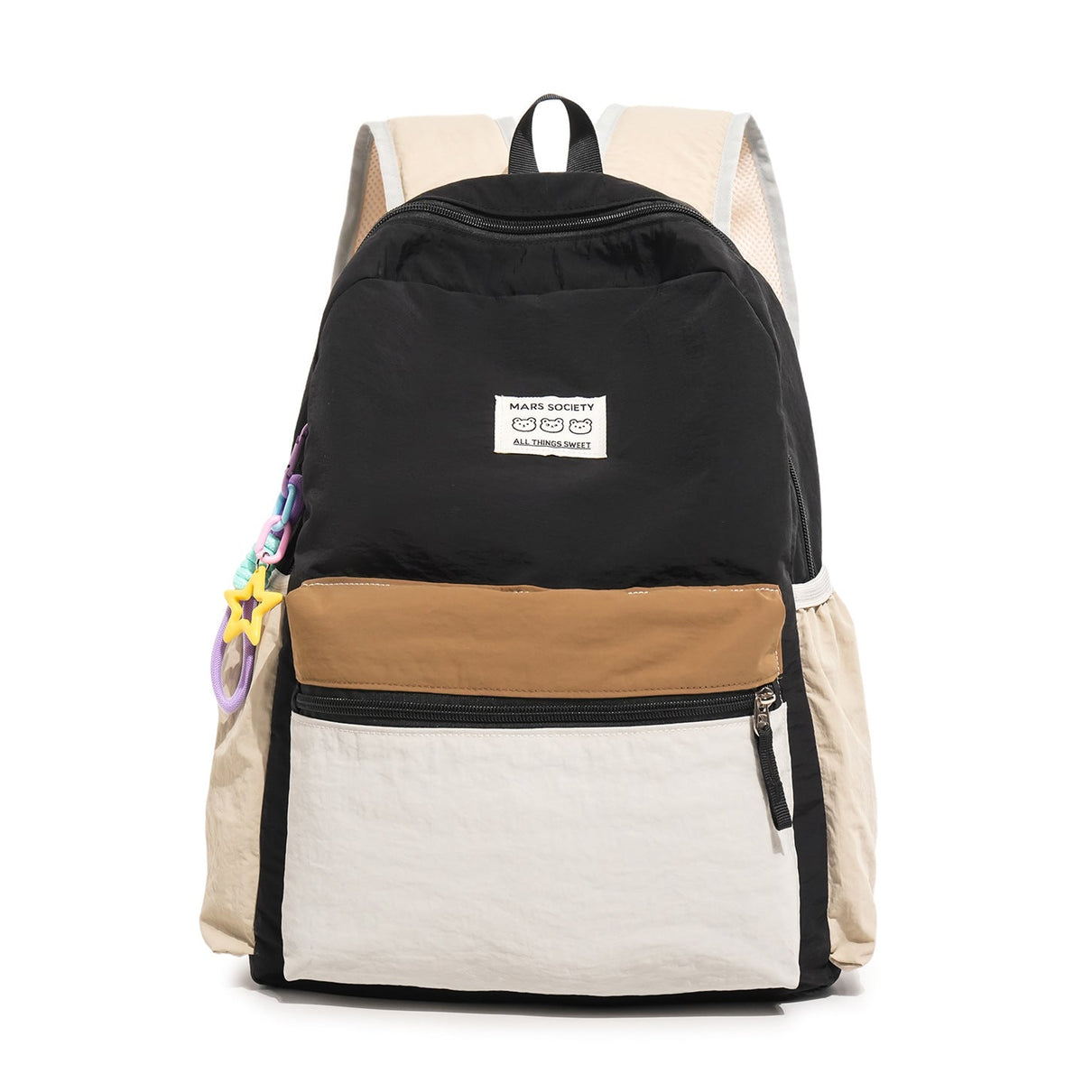 Color-Block Casual Backpack LoungeYard — product view 7