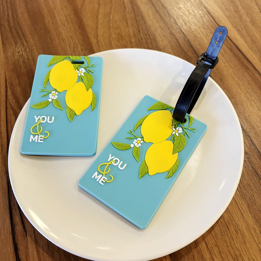 Lemon-Themed Travel Luggage Tag LoungeYard — product view 3