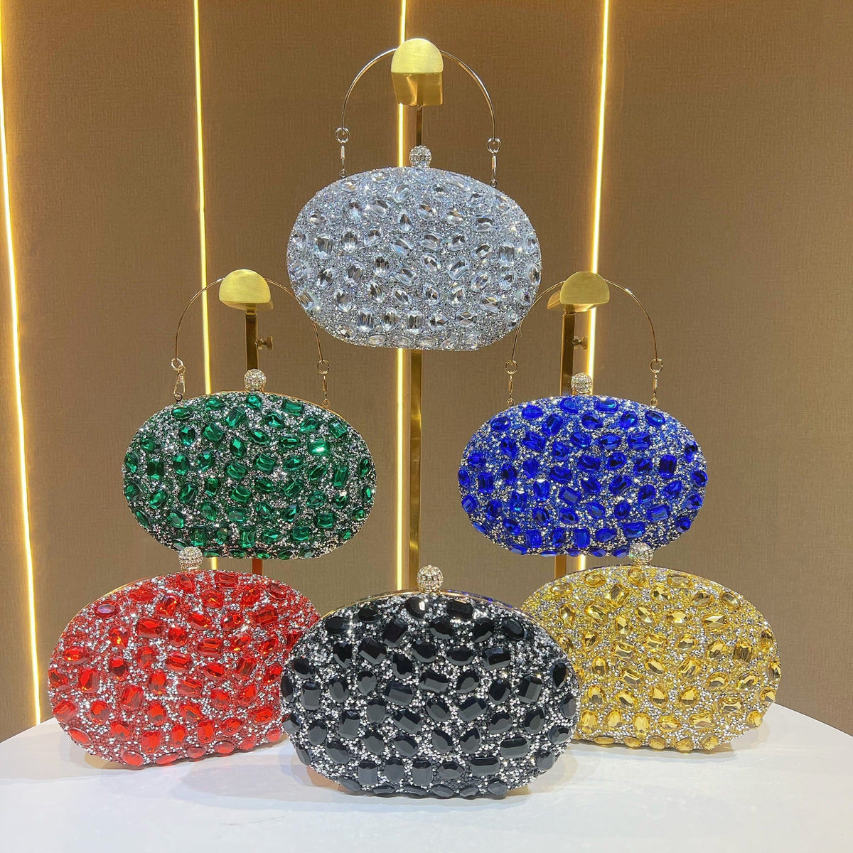 Art Deco Beaded Evening Clutch — product view 4