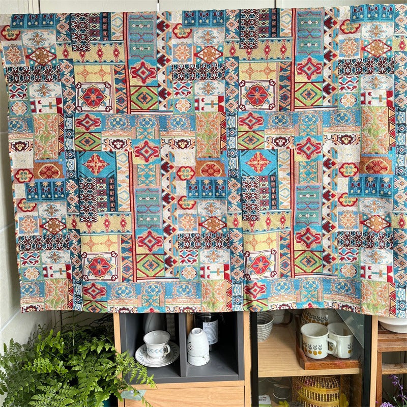 Artistic Geometric Tapestry Blanket — product view 3