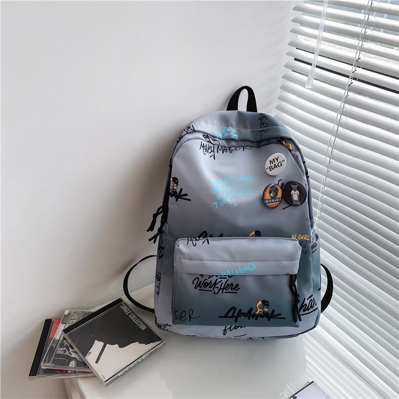 Trendy Graphic Design Backpack LoungeYard — product view 4