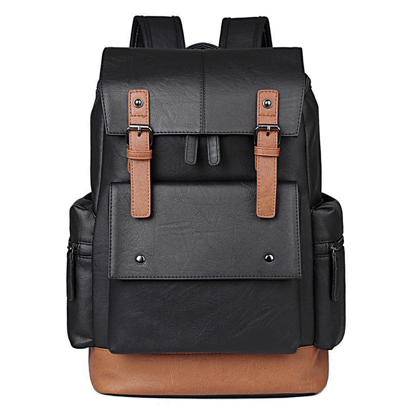 Elegant Backpack Made of Durable Synthetic Leather LoungeYard — product view 6