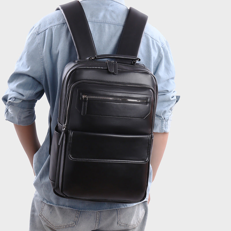 Executive Leather Backpack LoungeYard — product view 3