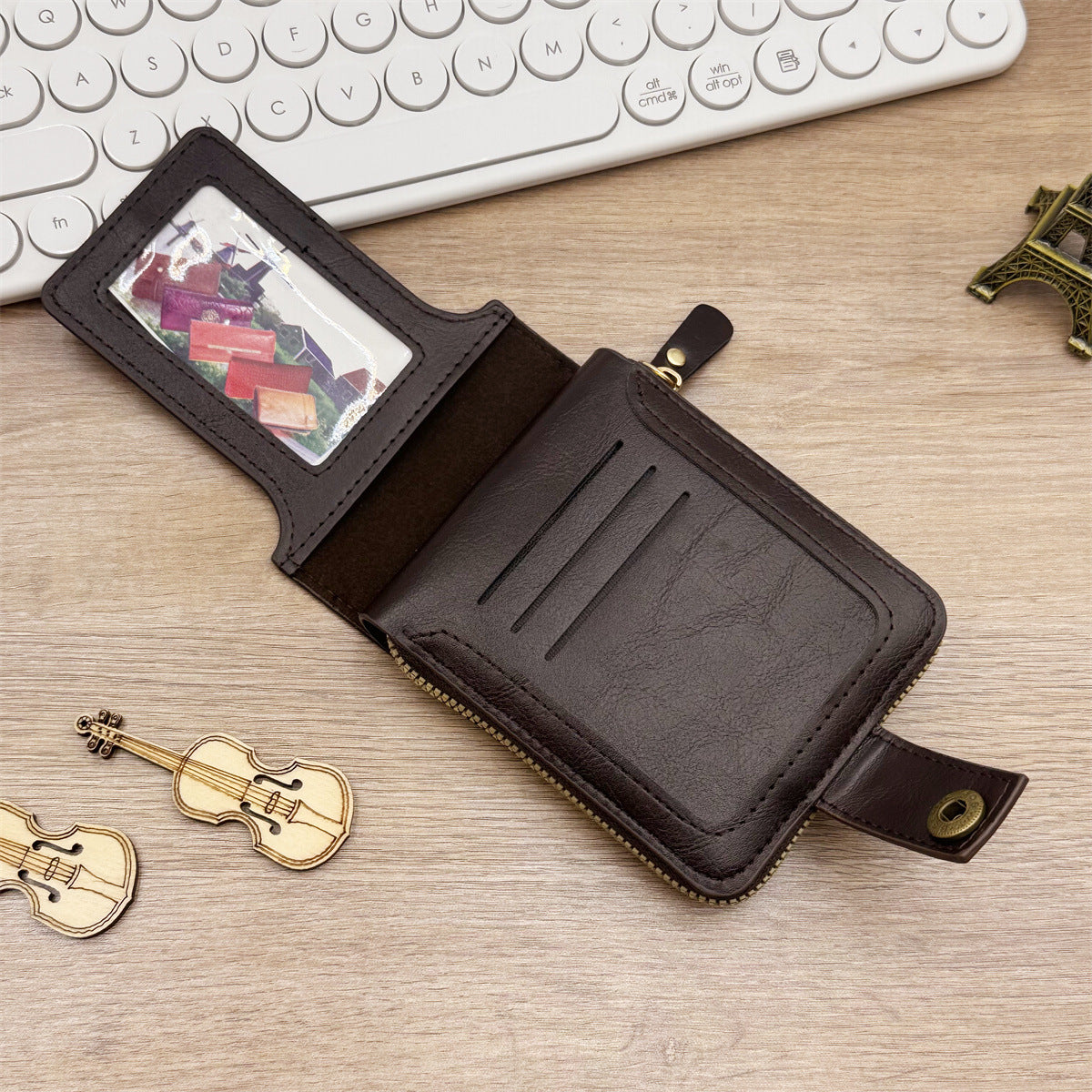 Compact Zip-Around Cardholder — product view 4