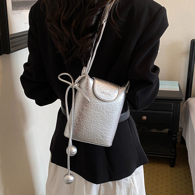 WoModern Textured Mini Crossbody Bag LoungeYard — product view 4
