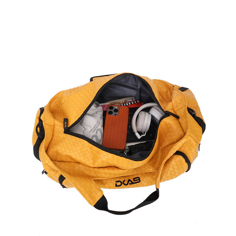 Sporty Duffel Bag with Versatile Compartments and Water-Repellent Material LoungeYard — product view 2