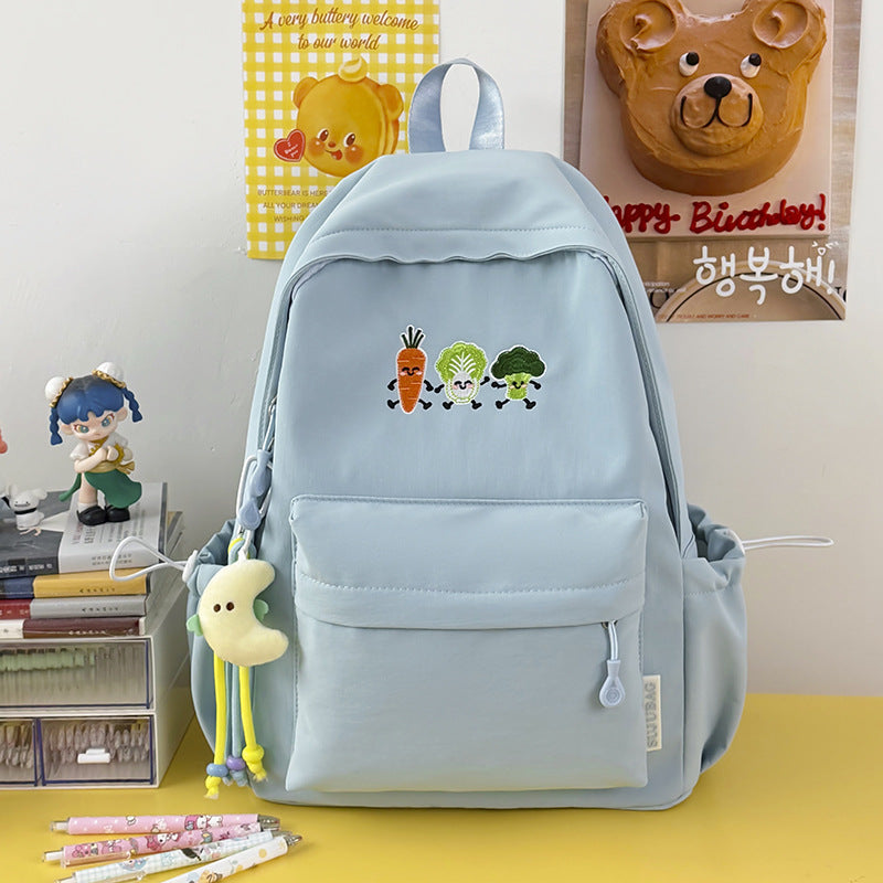 Casual Animated Vegetable-Themed Backpack LoungeYard — product view 7