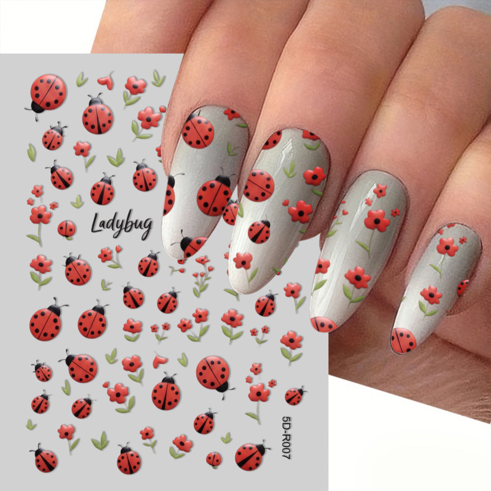 Ladybug Nail Art Sticker Set — product view 2