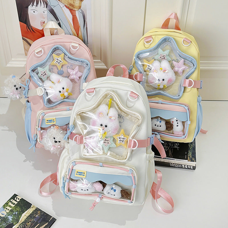 Fun Star-Shaped Design Backpack LoungeYard — product view 4