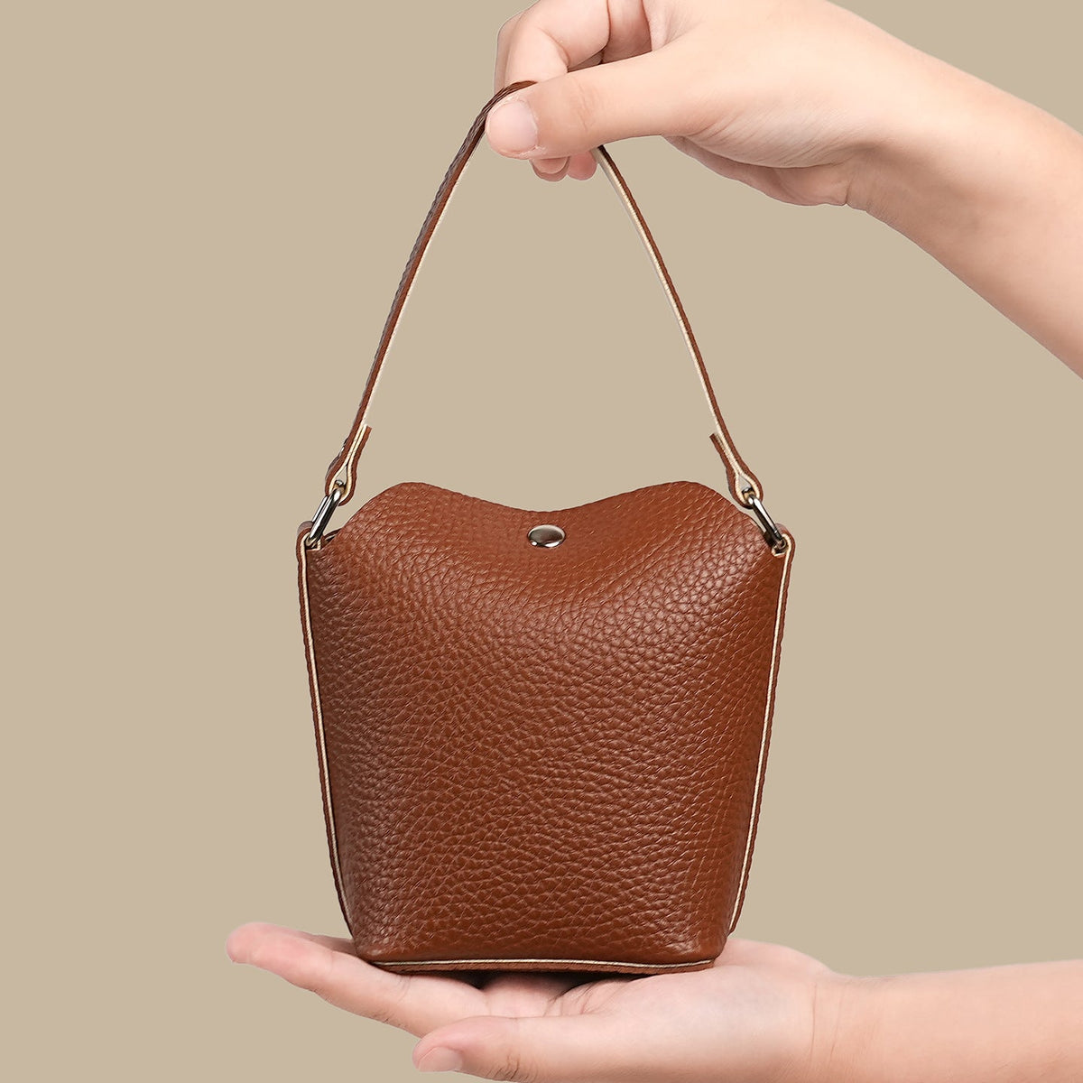 Mini Textured Handheld Bag — product view 5