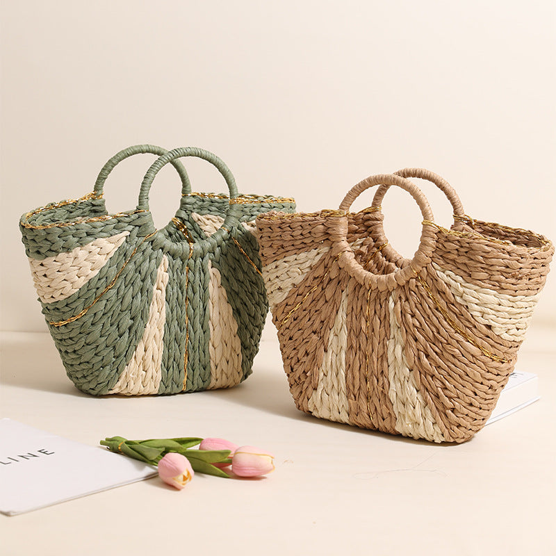 Handcrafted basket bag with innovative design LoungeYard — product view 1