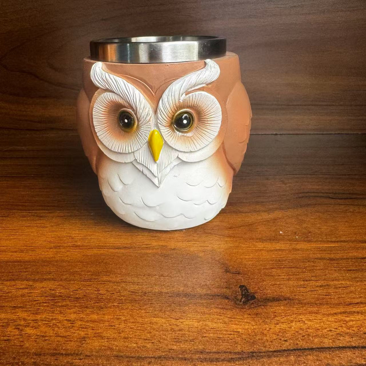 Decorative Owl Planter Bowlift — product view 3