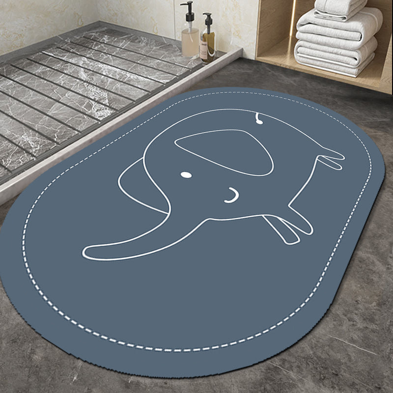 Playful Dinosaur-Themed Bath Mat — product view 4
