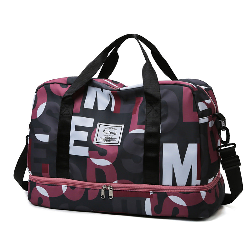 Stylish Sports Travel Duffle Bag with Multiple Compartments LoungeYard — product view 4