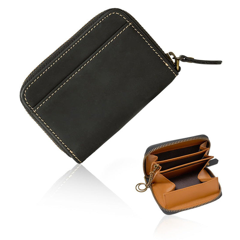 Zippered Leather Wallet Organizer LoungeYard — product view 2
