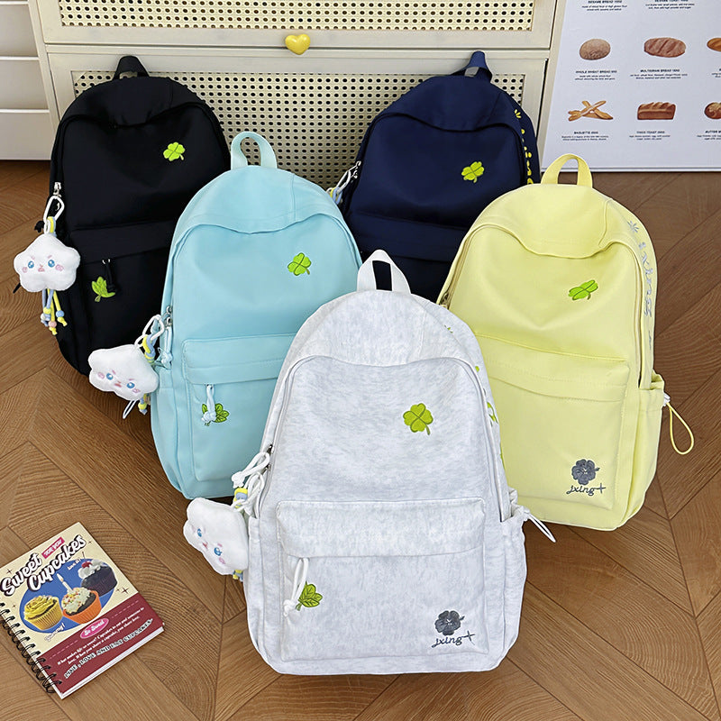 Casual Multi-Pocket Backpack with Fun Accents LoungeYard — product view 4