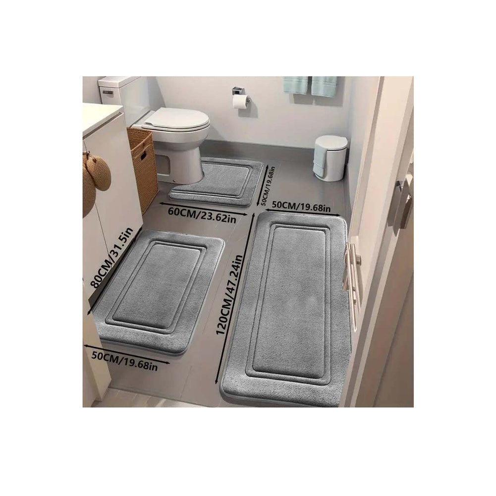 Luxurious Non-Slip Bathroom Rug Set — product view 4