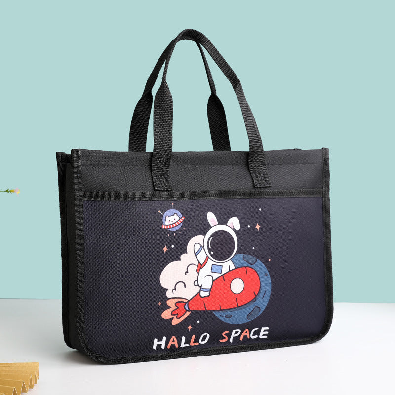 Kids Cute Bunny Print Lunch Bag LoungeYard — product view 4