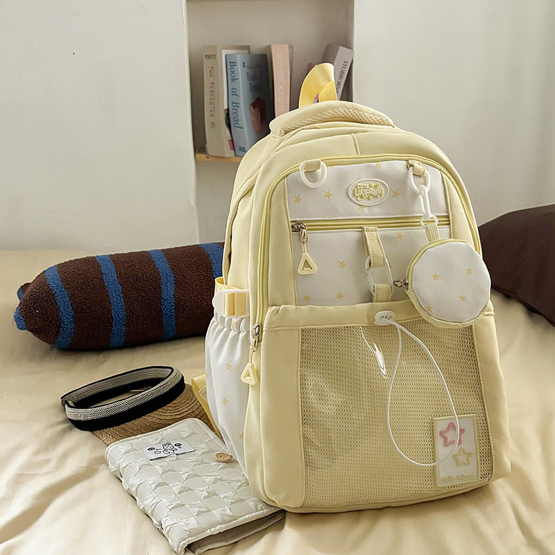 Functional Star-Embellished Backpack LoungeYard — product view 7