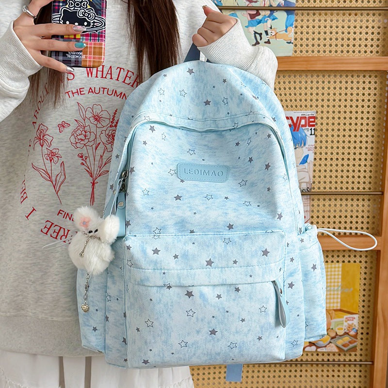 Star-Patterned Casual Backpack LoungeYard 1791205141 — product view 2