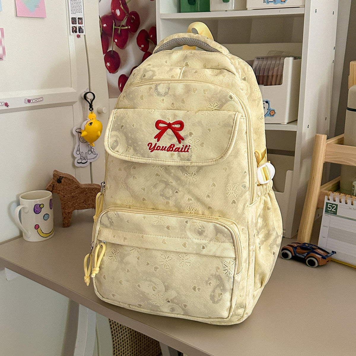 Playful Illustrated Graphic Backpack LoungeYard — product view 6
