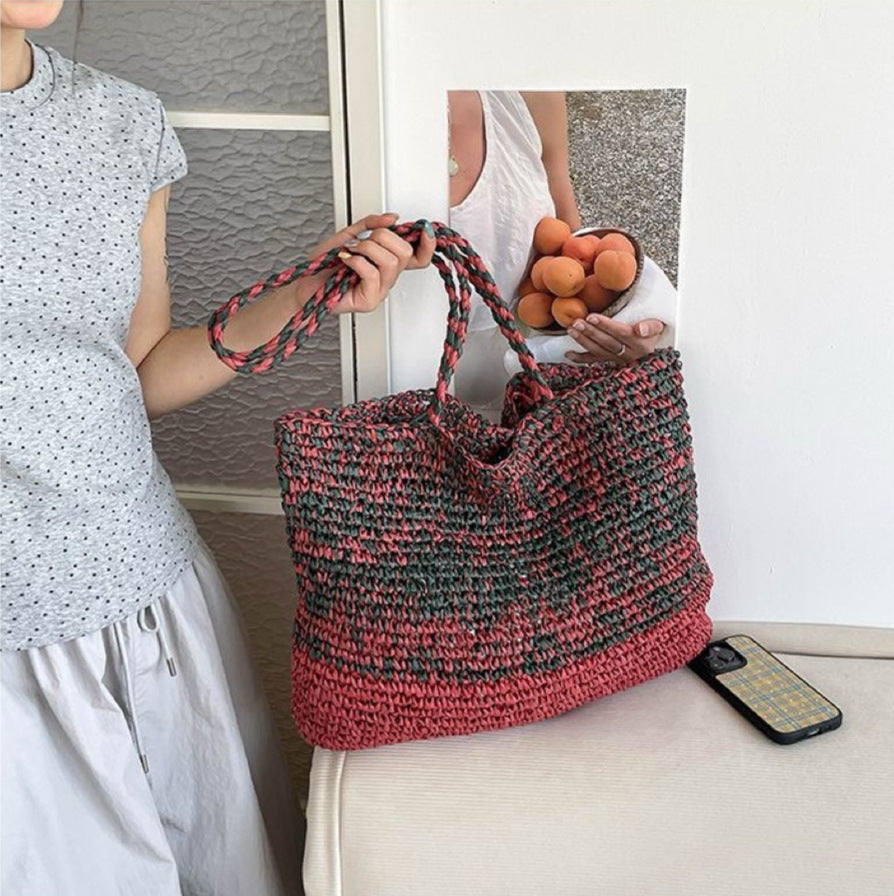 Hand-knotted Tote Bag Made of Sustainable Material LoungeYard — product view 2