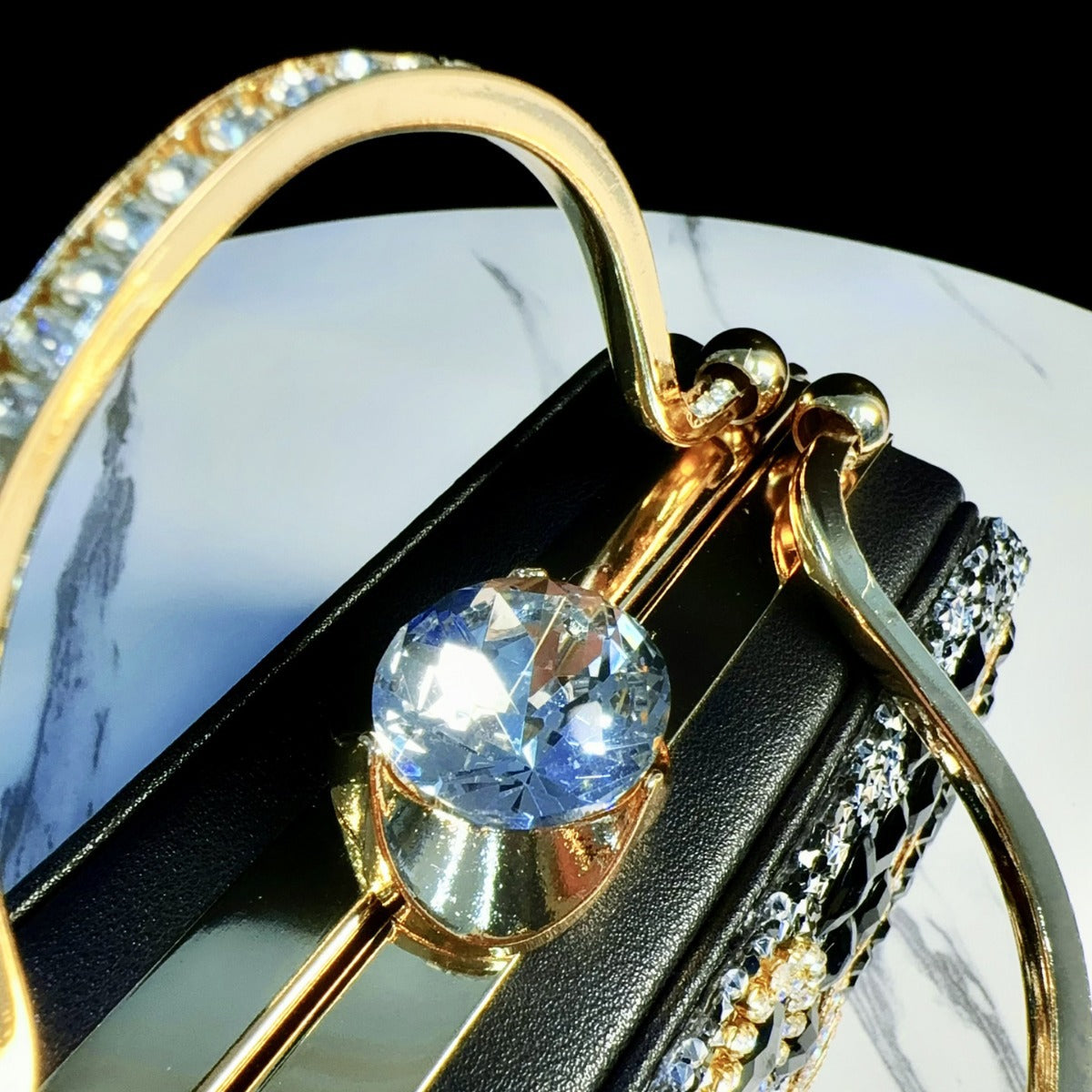 Ornate Bejeweled Evening Clutch — product view 2