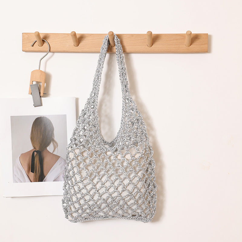 Practical mesh tote bag LoungeYard — product view 6