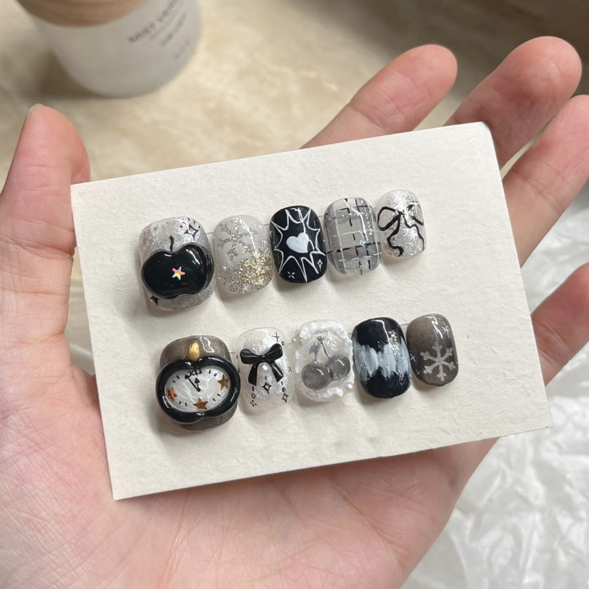 Artistic Themed Press-On Nail Collection — product view 2