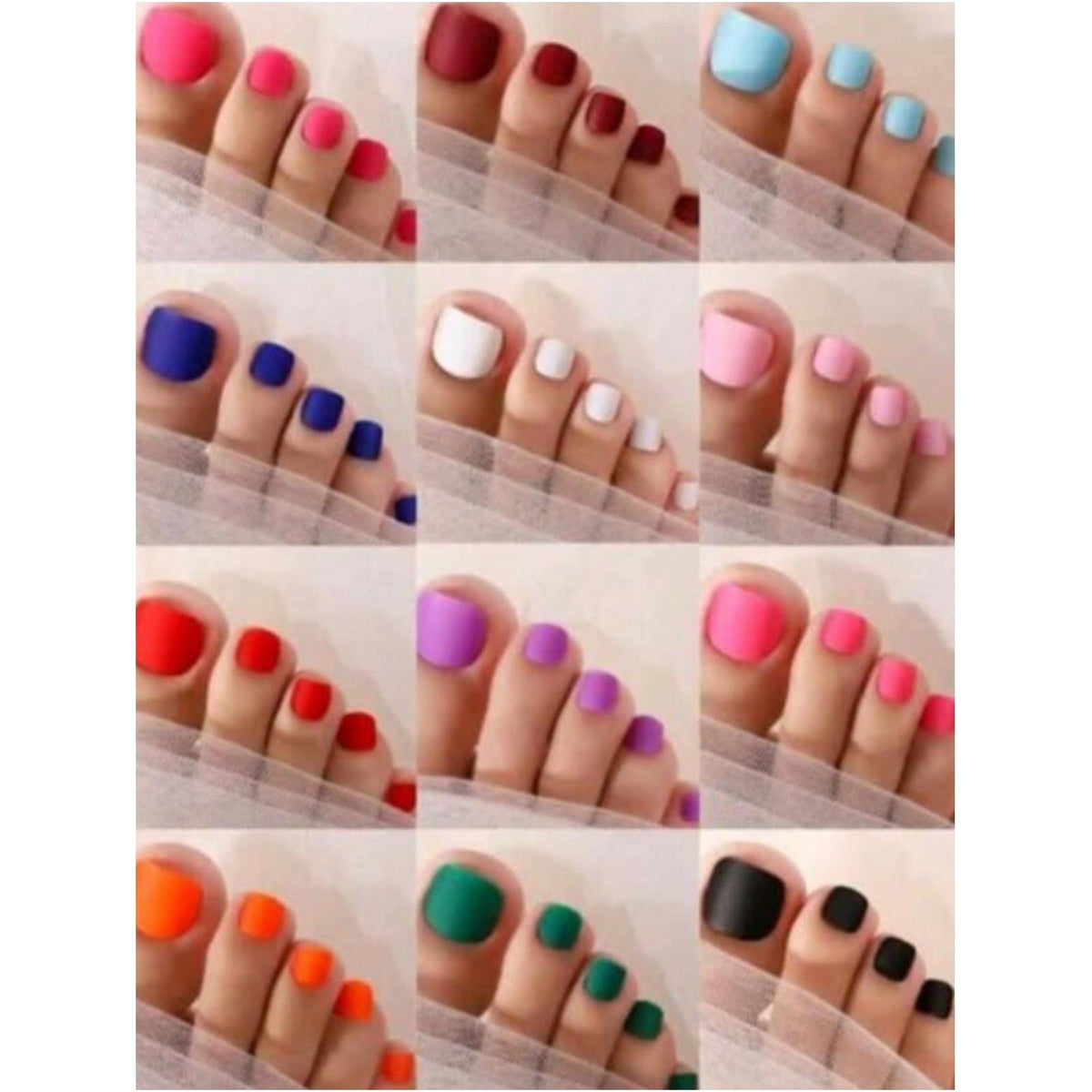 Full Coverage Press-On Toenail Set — product view 3