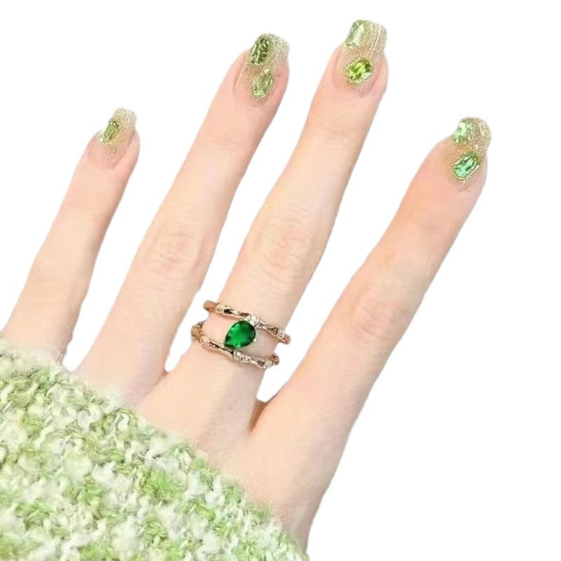 Intricate Dual Band Statement Ring — product view 2