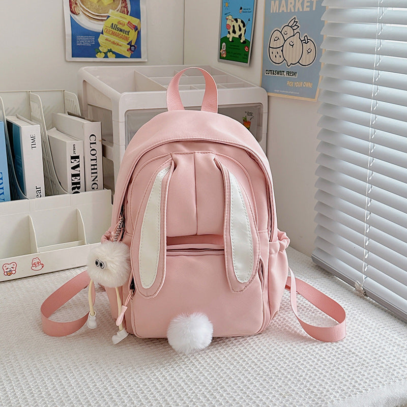 Cute Bunny-Ear Mini Backpack LoungeYard — product view 6